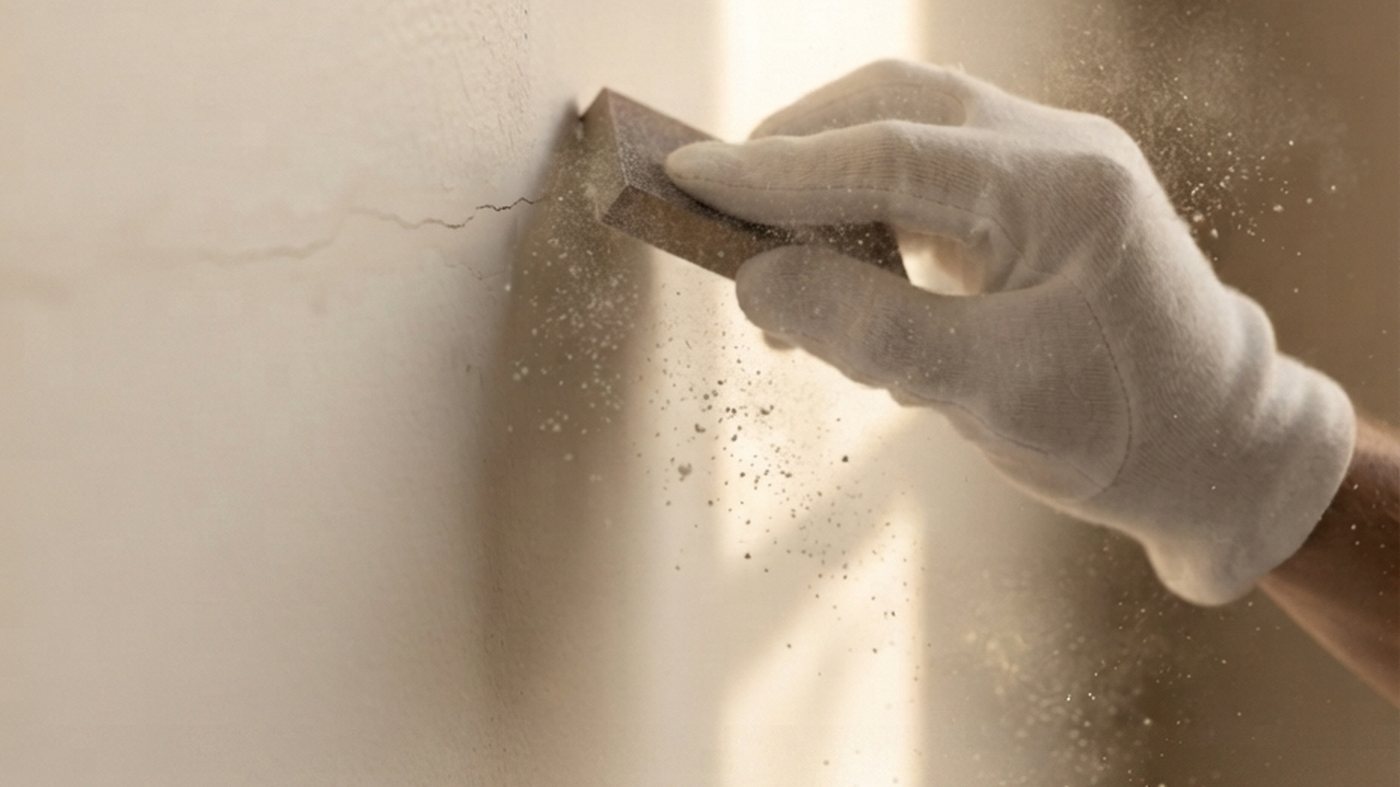 Interior wall painting in progress in a Dubai property